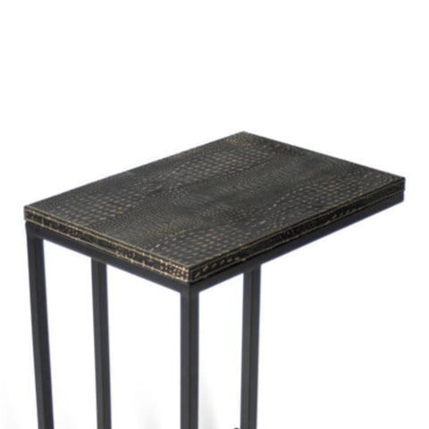 House Of Anantaa Furniture black/gold Insert Table (Black/Gold)