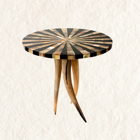 House Of Anantaa Furniture Black Horn Table