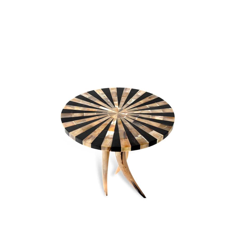 House Of Anantaa Furniture Black Horn Table