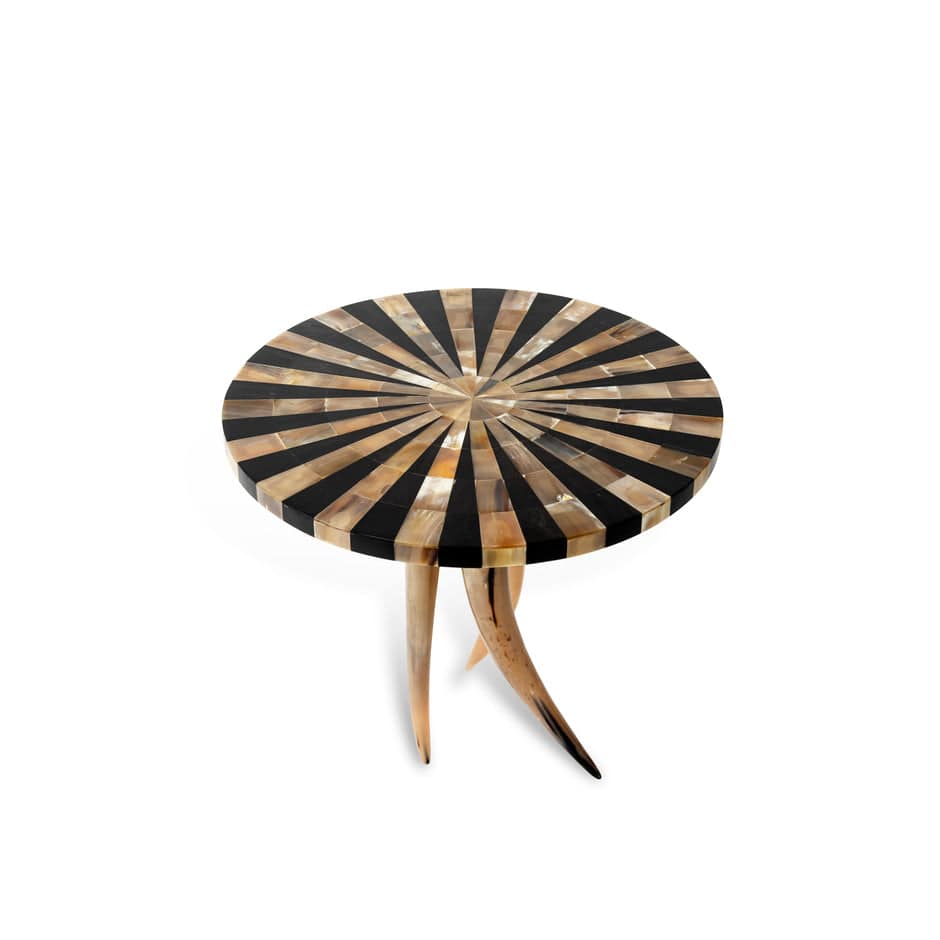 House Of Anantaa Furniture Black Horn Table