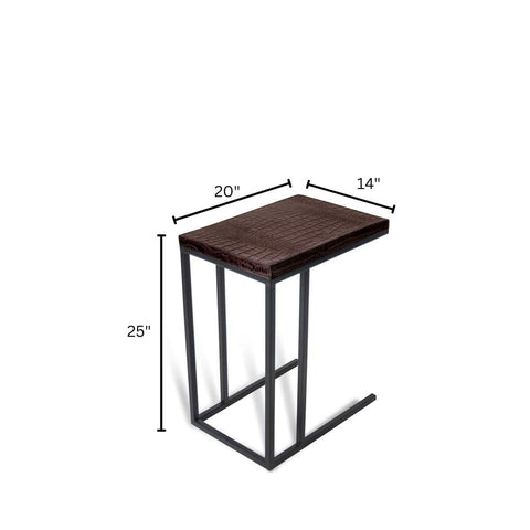 House Of Anantaa Furniture Brown Insert Table (Brown)