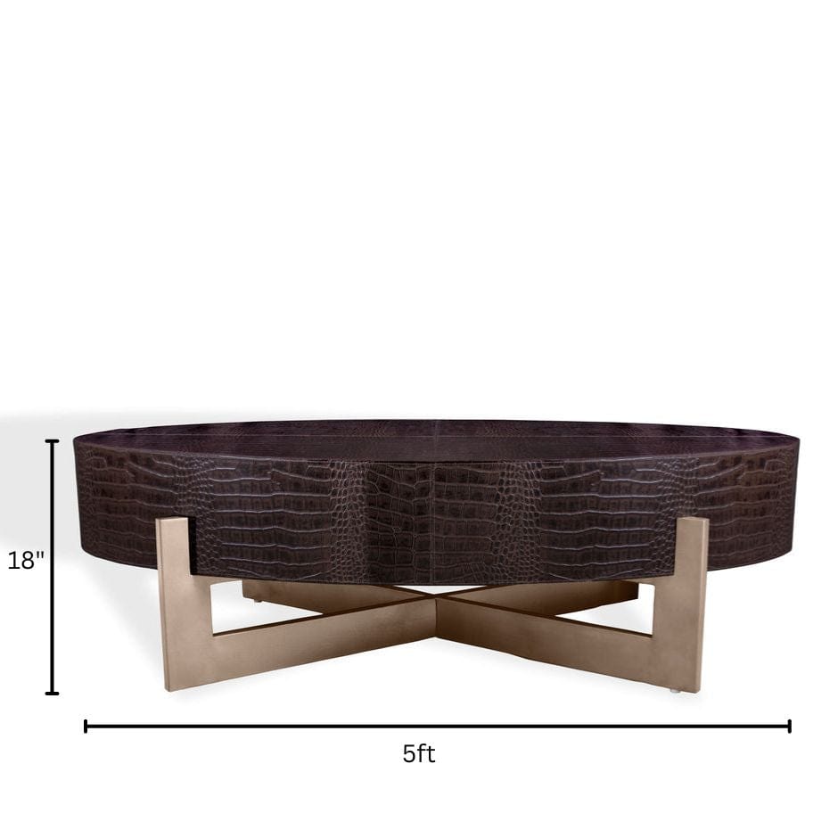 House Of Anantaa Furniture Brown Marchesi Coffee Table