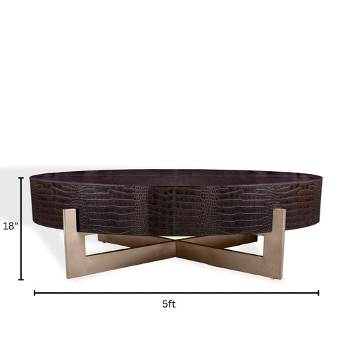House Of Anantaa Furniture Brown Marchesi Coffee Table