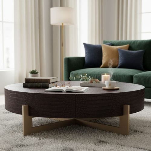 House Of Anantaa Furniture Brown Marchesi Coffee Table