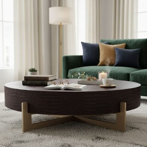 House Of Anantaa Furniture Brown Marchesi Coffee Table