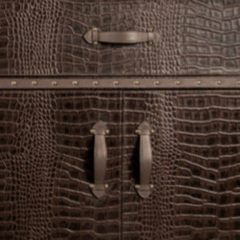 House Of Anantaa Furniture Brown Milano Trunk Cabinet