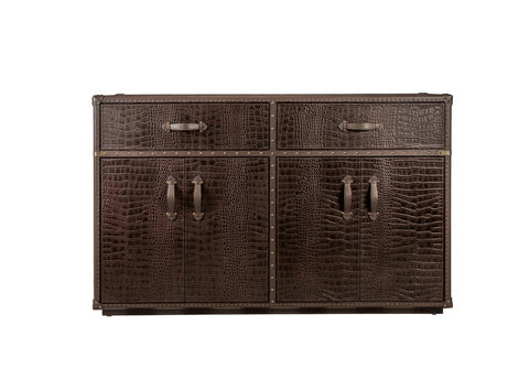 House Of Anantaa Furniture Brown Milano Trunk Cabinet