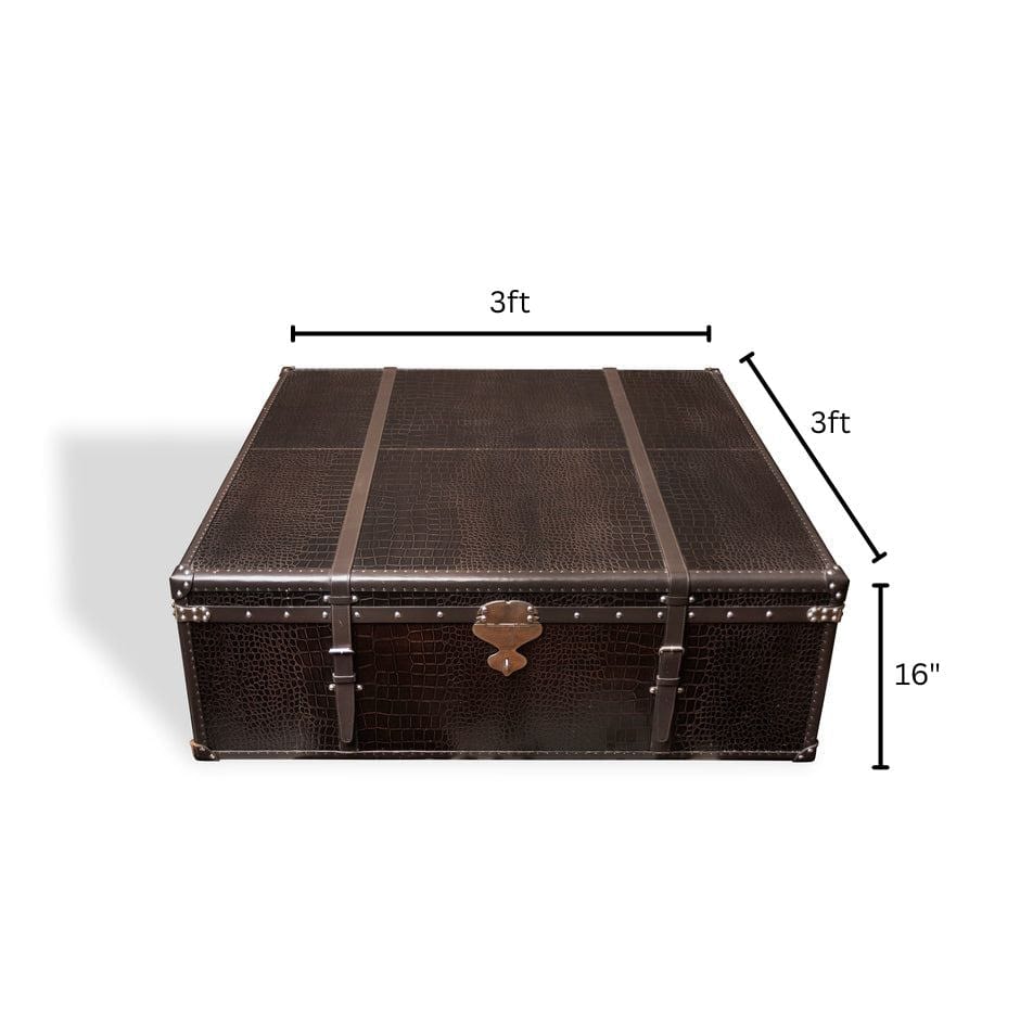 House Of Anantaa Furniture Brown Milano Trunk Coffee Table