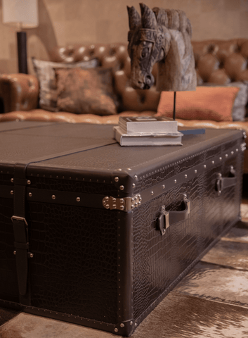 House Of Anantaa Furniture Brown Milano Trunk Coffee Table