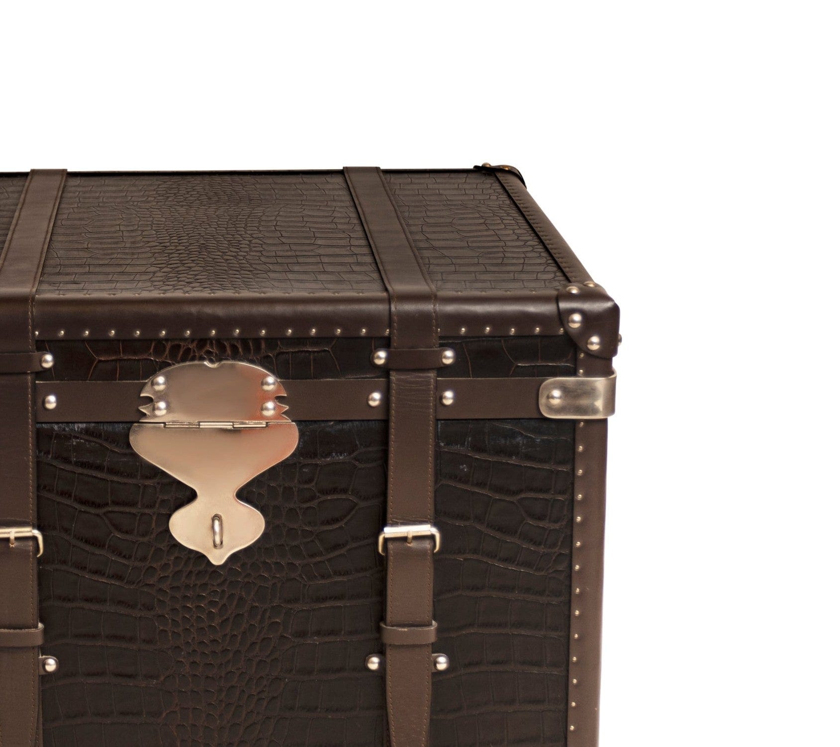 House Of Anantaa Furniture Brown Milano Trunk Side Table