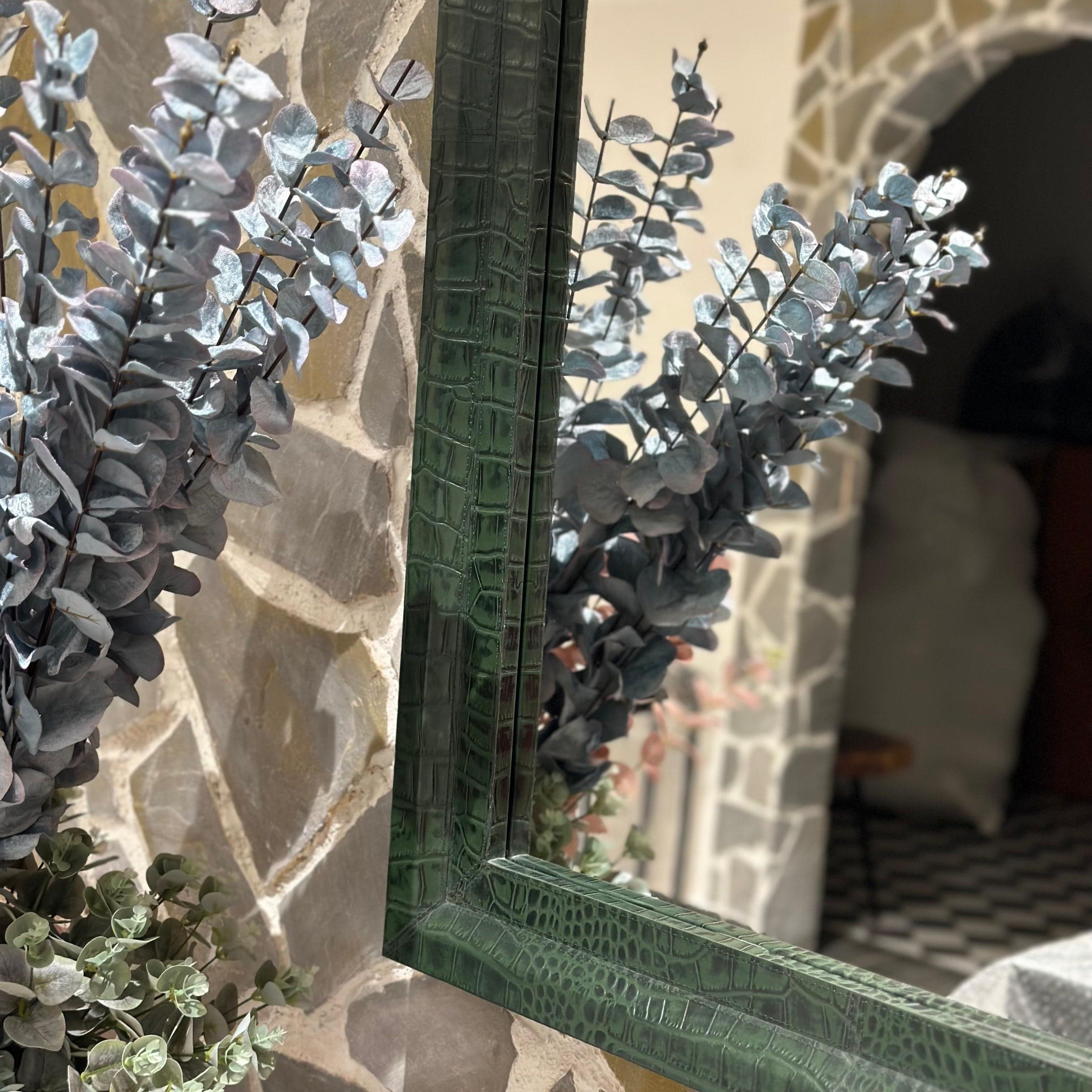 House Of Anantaa Furniture Green Anunaki Mirror