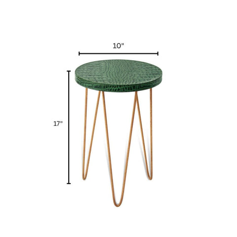 House Of Anantaa Furniture Green Byzantine Table- Medium