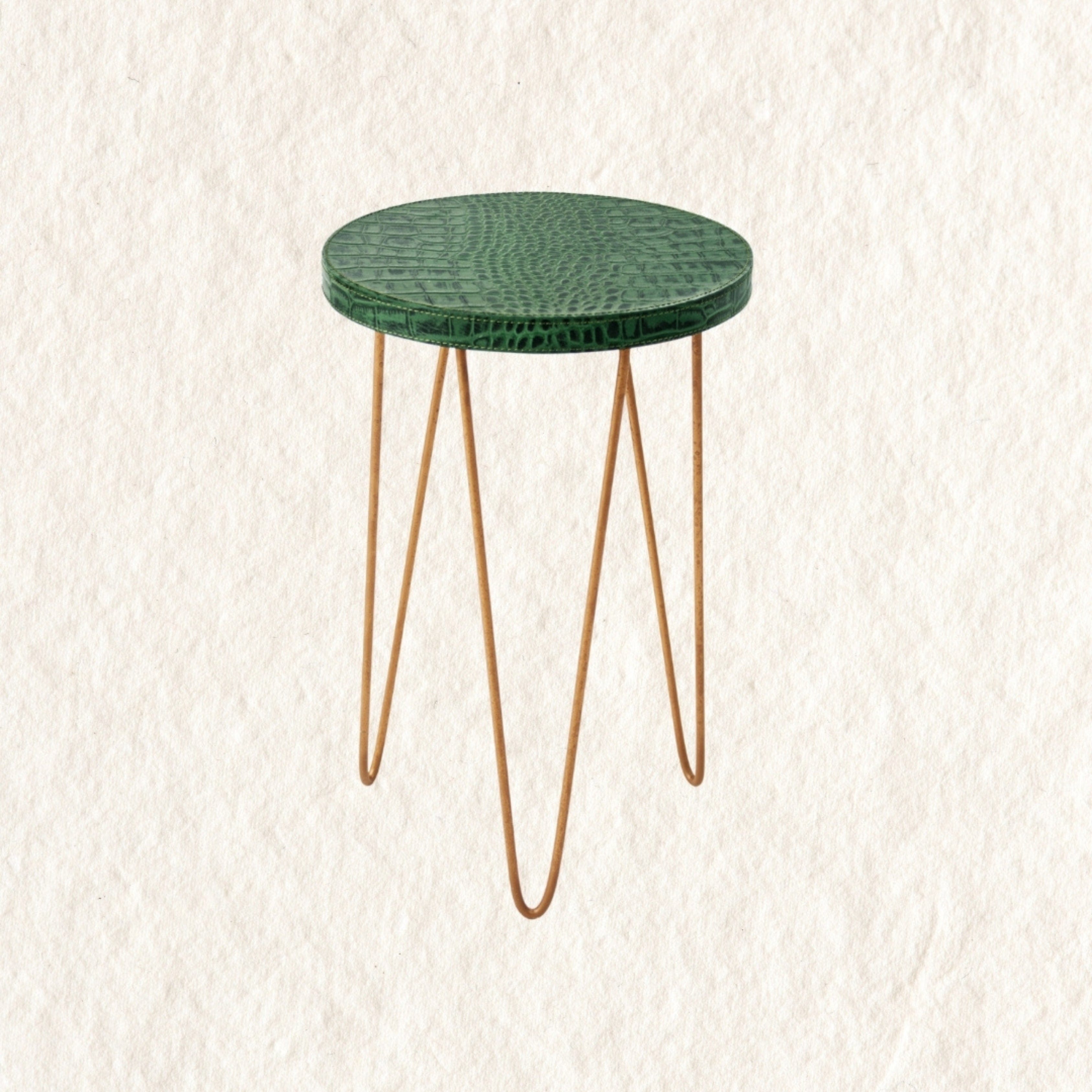 House Of Anantaa Furniture Green Byzantine Table- Medium