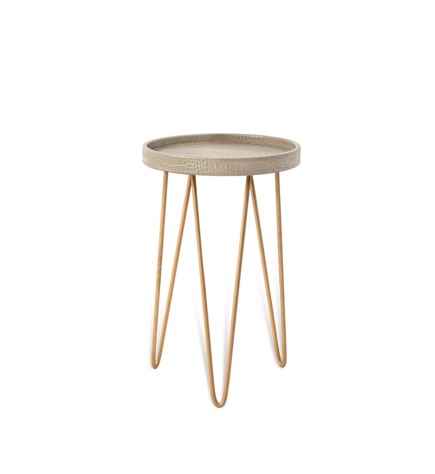 House Of Anantaa Furniture Grey Byzantine Table- Small