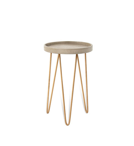 House Of Anantaa Furniture Grey Byzantine Table- Small