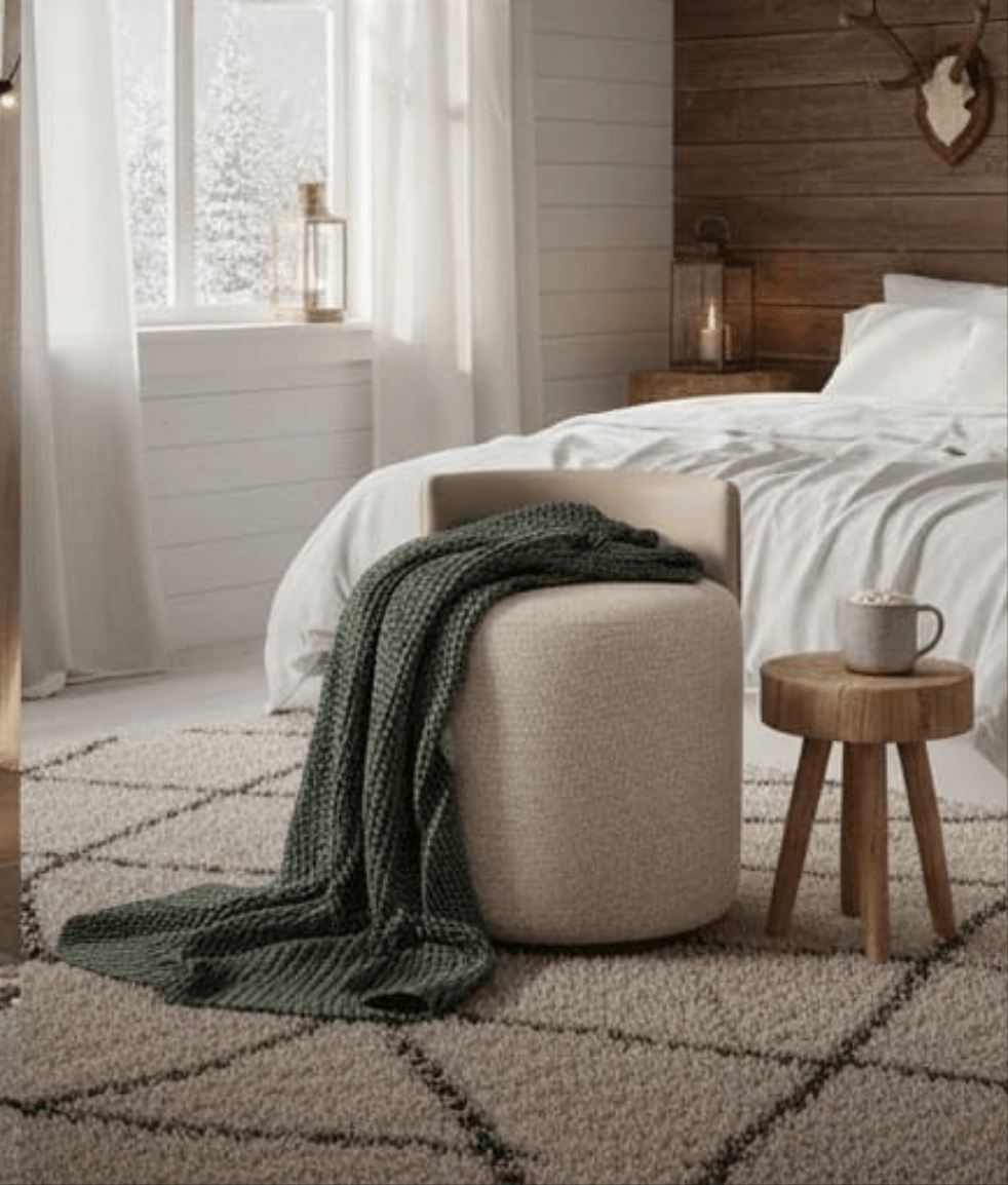 House Of Anantaa Furniture Grey Florence Puffy Chair