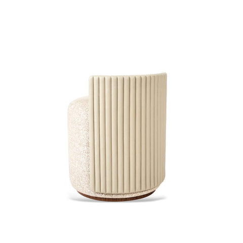 House Of Anantaa Furniture Grey Florence Puffy Chair