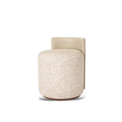 House Of Anantaa Furniture Grey Florence Puffy Chair