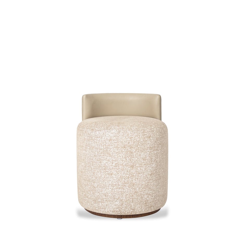 House Of Anantaa Furniture Grey Florence Puffy Chair