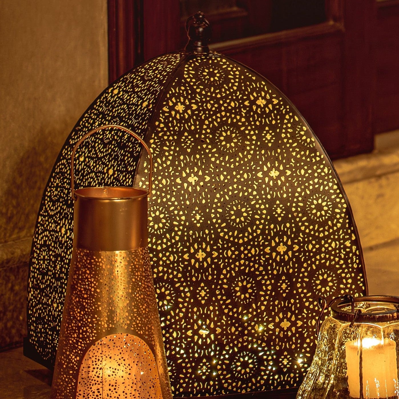 House Of Anantaa Lantern Black Akbar Lantern