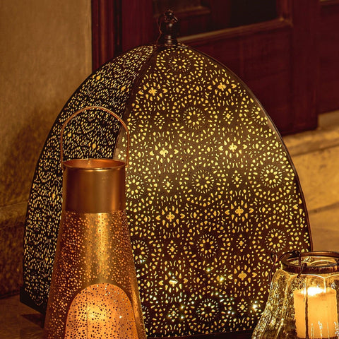 House Of Anantaa Lantern Black Akbar Lantern