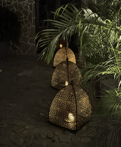 House Of Anantaa Lantern Black Akbar Lantern