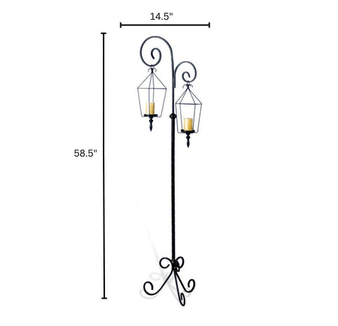 House Of Anantaa Lantern Black Elada Lantern