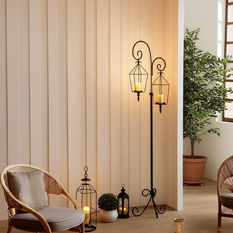 House Of Anantaa Lantern Black Elada Lantern