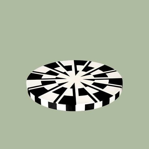 House Of Anantaa Platter & Bowl Black/White Kenya Platter