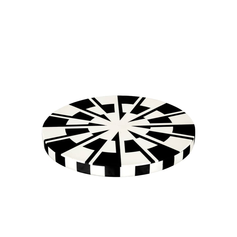 House Of Anantaa Platter & Bowl Black/White Kenya Platter