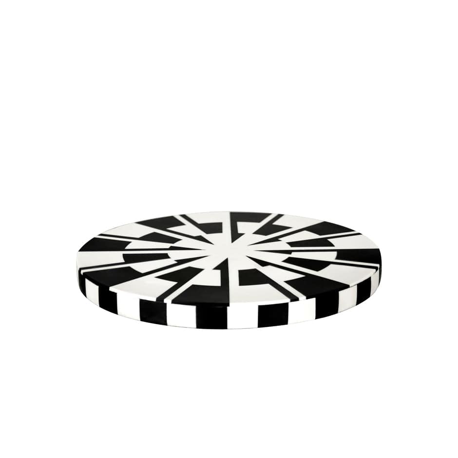 House Of Anantaa Platter & Bowl Black/White Kenya Platter