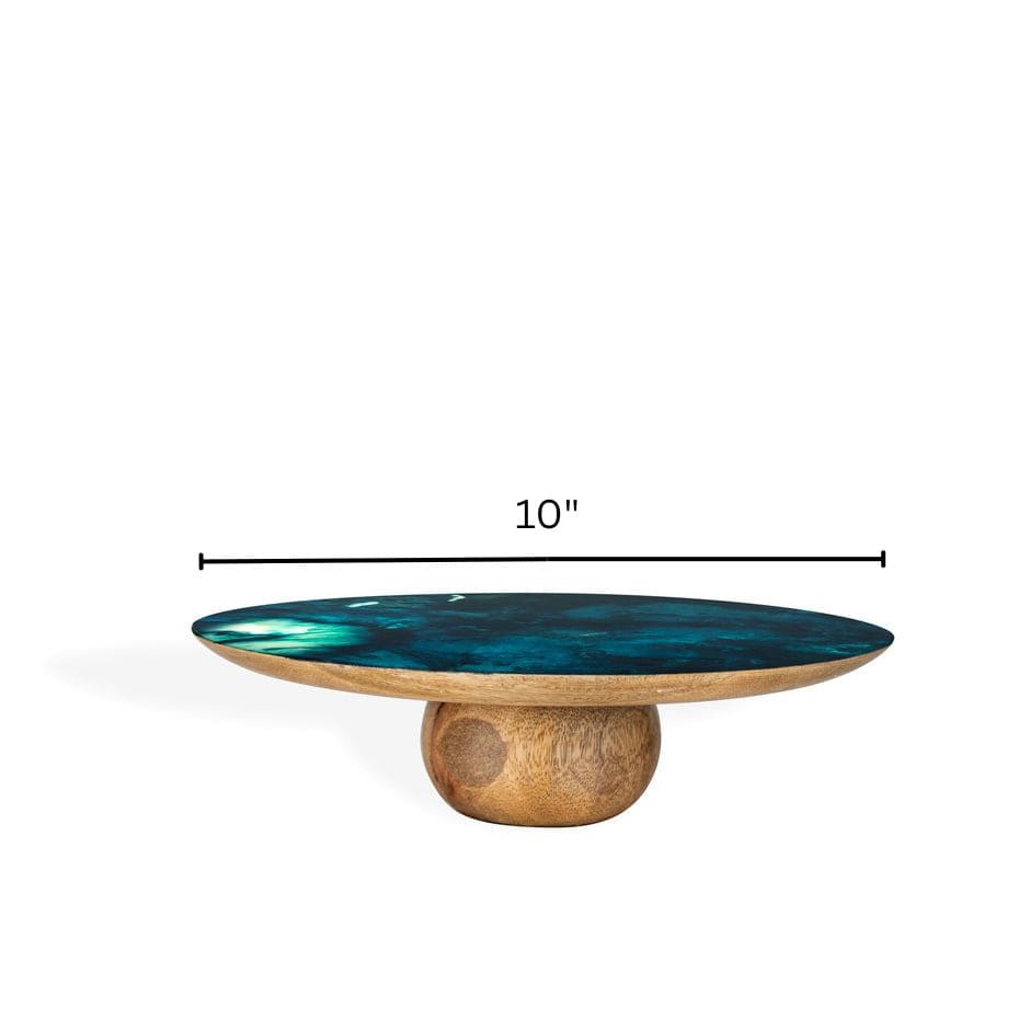 House Of Anantaa Platter & Bowl Blue Ocean Canape Platter