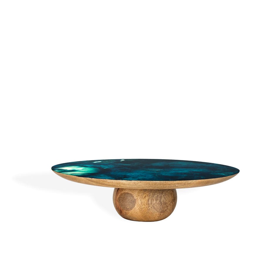 House Of Anantaa Platter & Bowl Blue Ocean Canape Platter