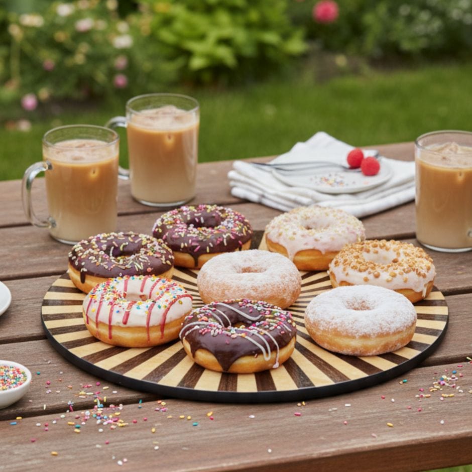 House Of Anantaa Platter & Bowl Yellow/Black Moana Serving Platter