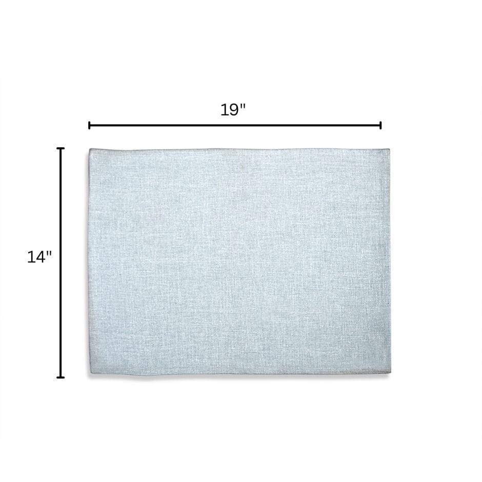 House Of Anantaa Table Mat & Napkin Chalk Blue Table Mat