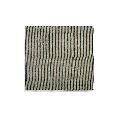 House Of Anantaa Table Mat & Napkin Green Stripes Napkin