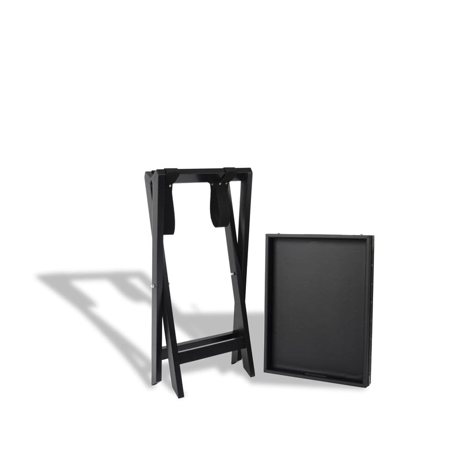 House Of Anantaa Tray Black Luxembourg Tray Table (Black)