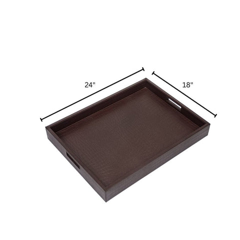House Of Anantaa Tray Brown Luxembourg Table Organizer Tray
