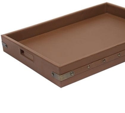 House Of Anantaa Tray Tan Luxembourg Table Organizer Tray