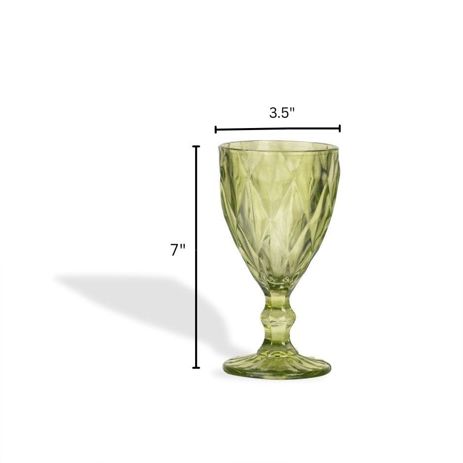 House Of Anantaa Vase & Candle Holder Aurora Candle Holder - (Green)