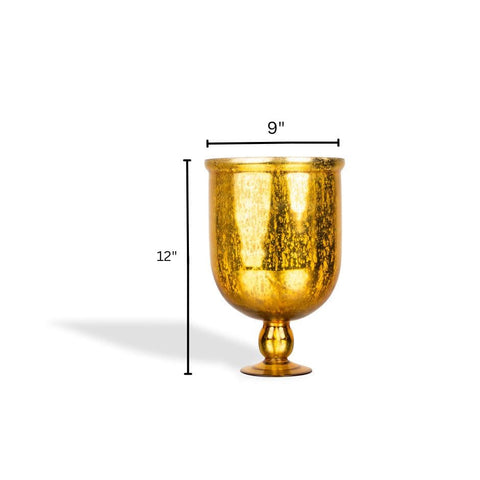 House Of Anantaa Vase & Candle Holder Gold Shamadan (Gold)