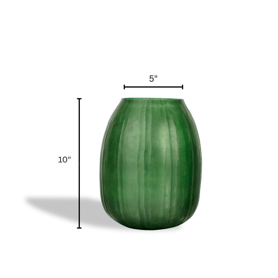 House Of Anantaa Vase & Candle Holder Green Enchanted Candle Holder & Vase (Green)