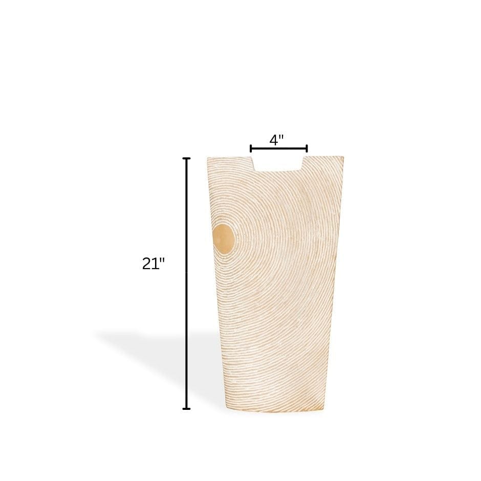 House Of Anantaa Vase & Candle Holder Ivory Jardin Vase