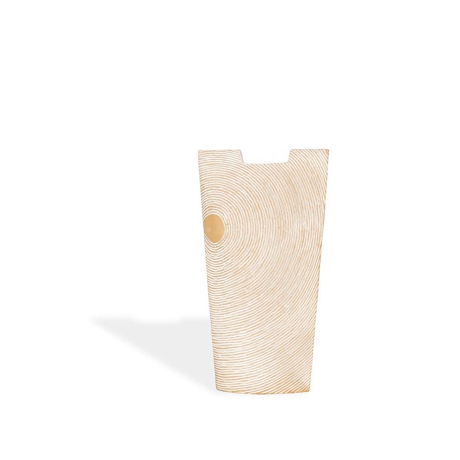 House Of Anantaa Vase & Candle Holder Ivory Jardin Vase