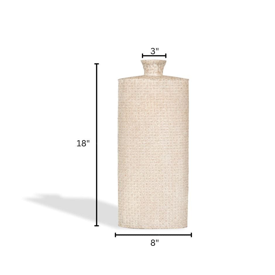 House Of Anantaa Vase & Candle Holder Ivory Tuileries Vase