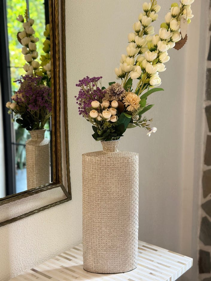 House Of Anantaa Vase & Candle Holder Ivory Tuileries Vase