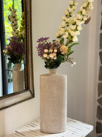 House Of Anantaa Vase & Candle Holder Ivory Tuileries Vase