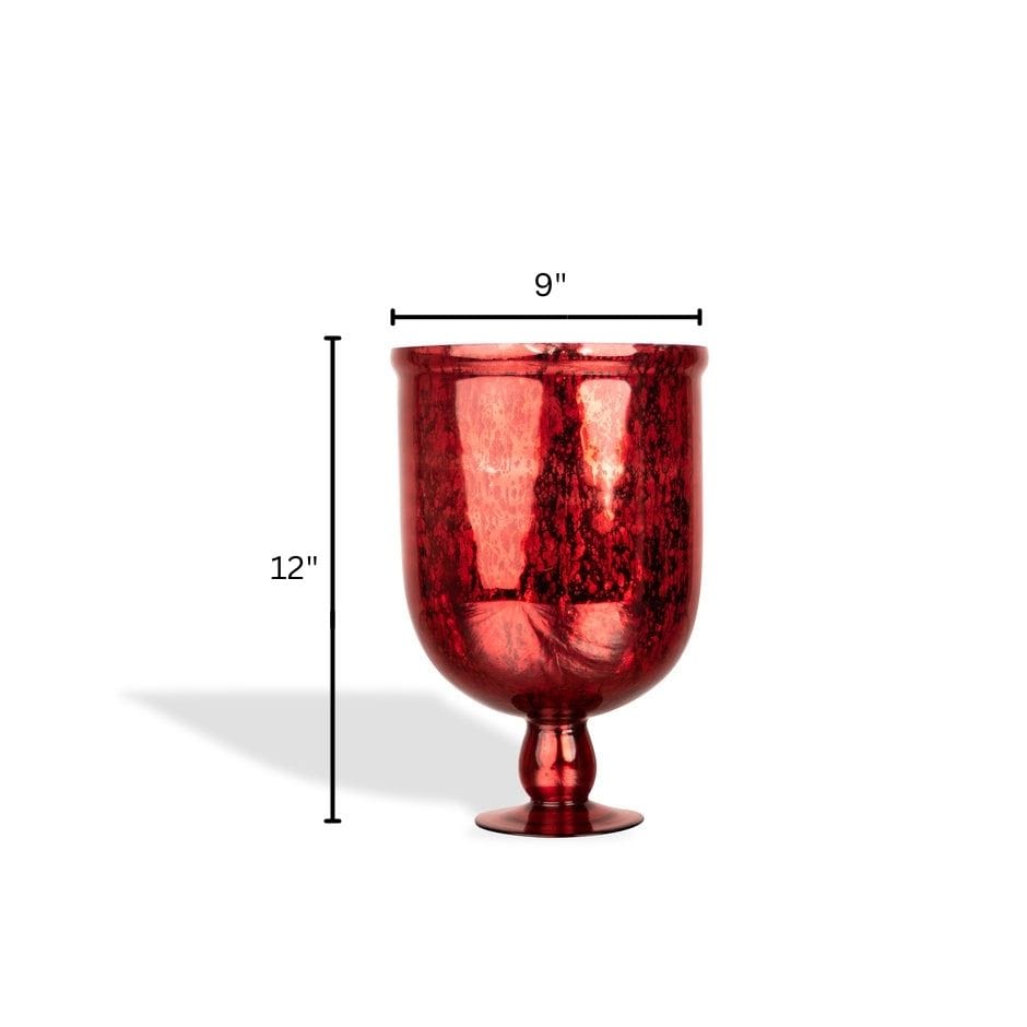 House Of Anantaa Vase & Candle Holder Red Shamadan (Red)