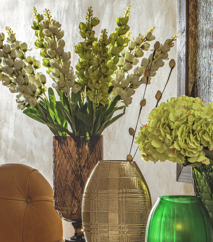 House Of Anantaa Vase & Candle Holder Smoke Smoke Hurricane