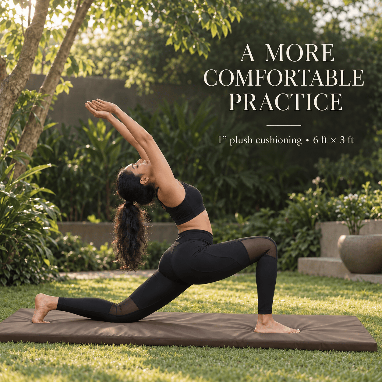 House Of Anantaa Yoga Mat Premium Cushion Yoga Mat